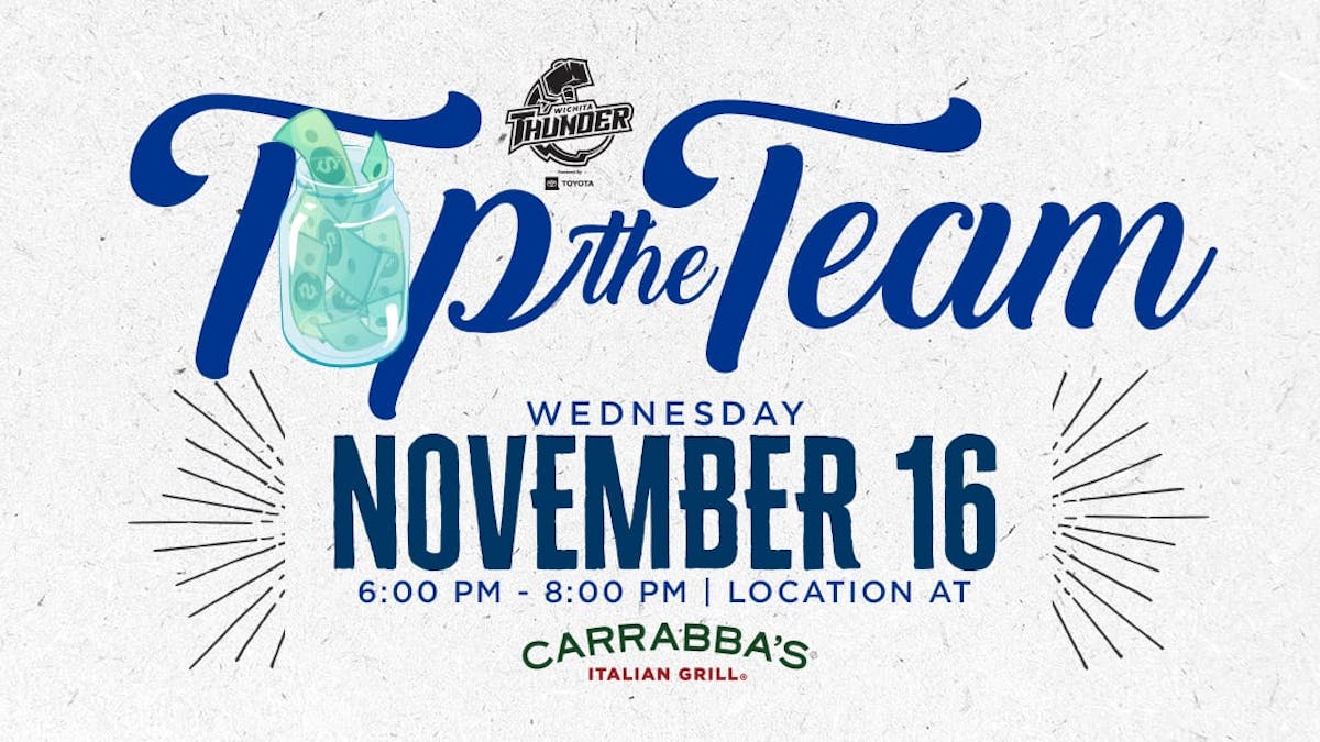Thunder Announces Tip-The-Team Event At Carrabba&#039;s