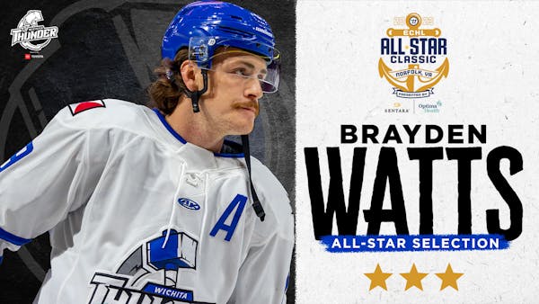 Watts Selected To Warrior/ECHL All-Star Classic