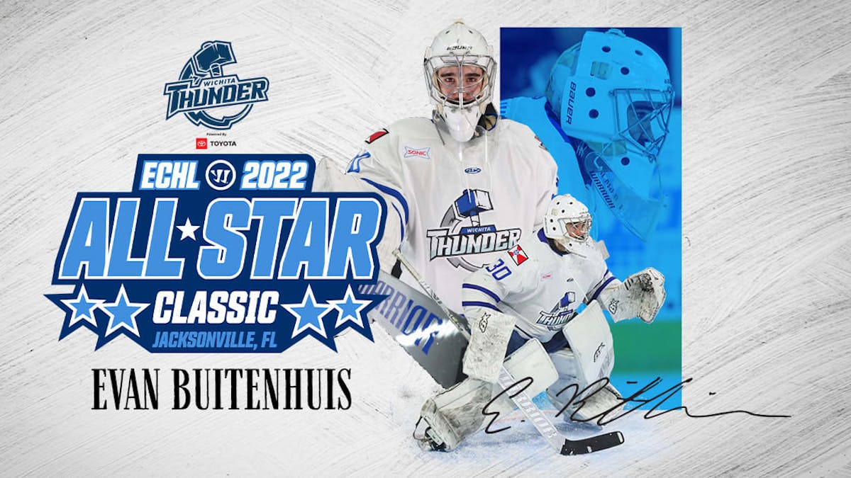 Buitenhuis Selected To 2022 Warrior/ECHL All-Star Classic