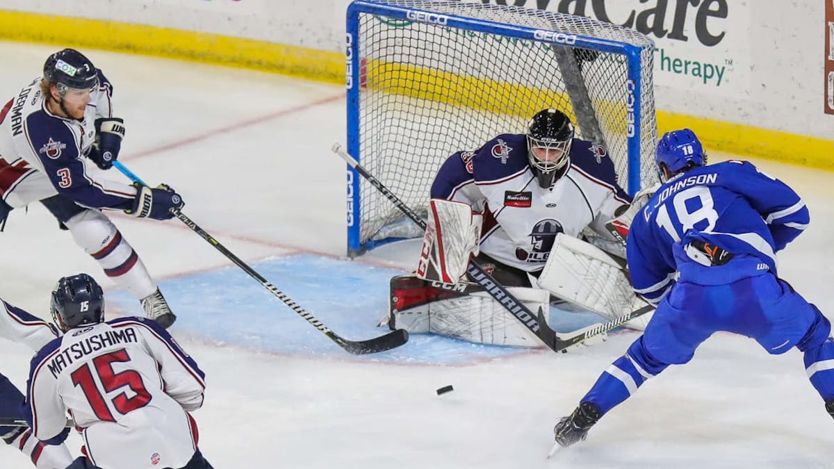 Crinella Scores Twice In OT Loss To Tulsa