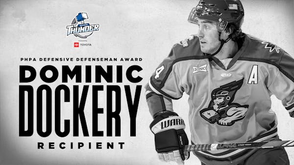 Dockery Selected As PHPA's Best Defensive Defenseman