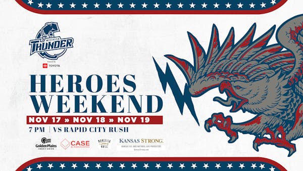 Heroes Weekend, presented by Case & Associates, Kansas Strong, Bonefish Grill, and Golden Plains Credit Union