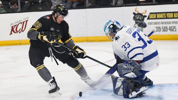 Late Power Play Goal Pushes Iowa Past Wichita