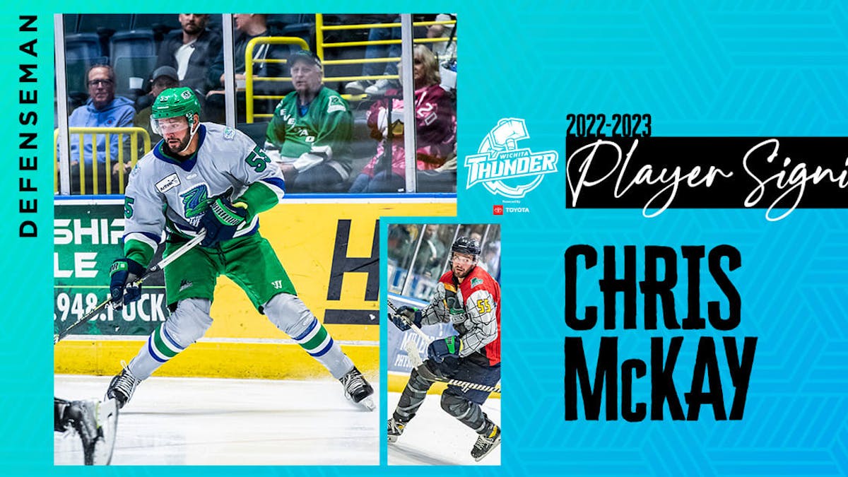 Thunder Inks Kelly Cup Winning Defenseman McKay
