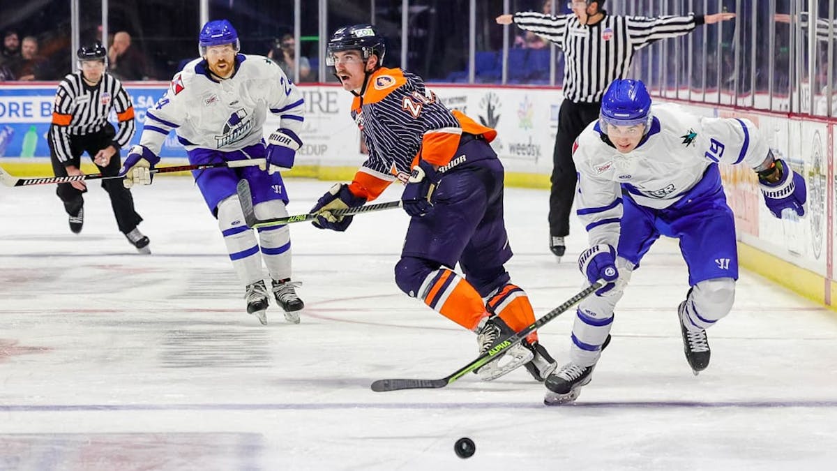 Second Period Dooms Thunder On Sunday Vs. Tulsa