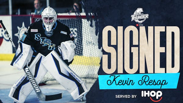Thunder Adds Netminder Kevin Resop