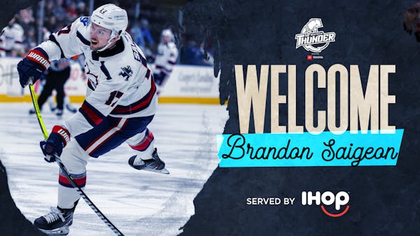 Thunder Acquires Forward Brandon Saigeon From Kalamazoo