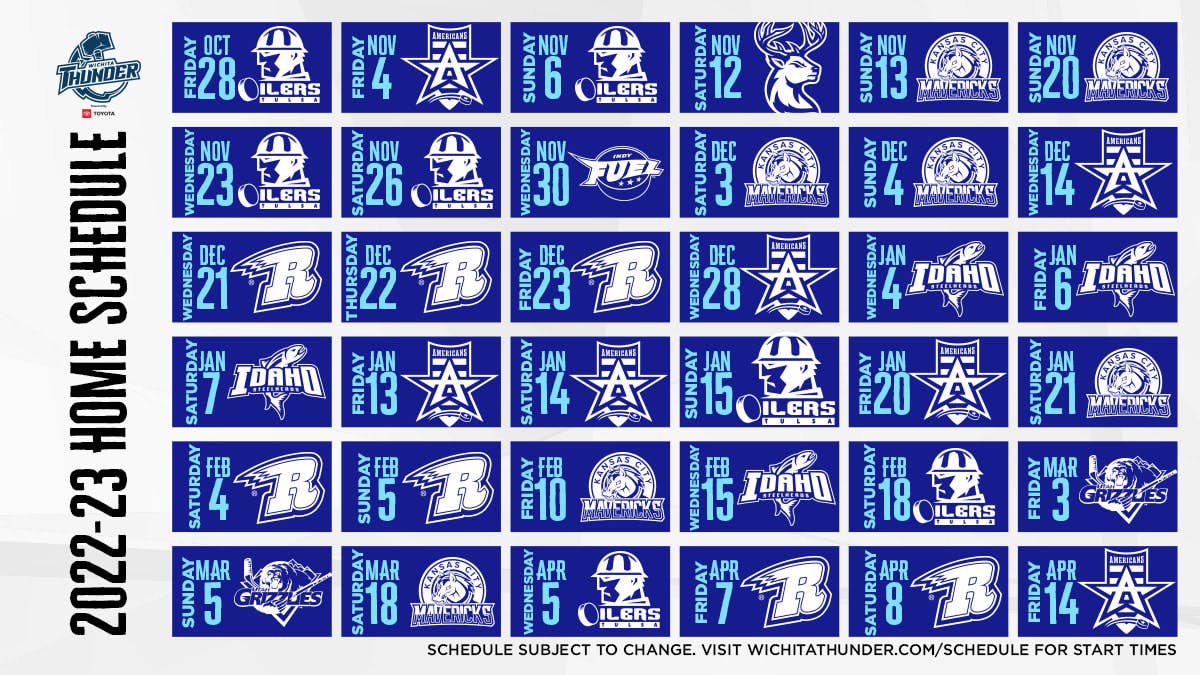 2022-23 Home Schedule