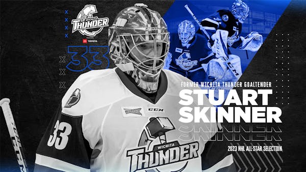 Former Thunder Netminder Skinner Selected to 2023 NHL All-Star Game