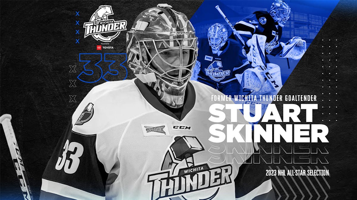 Former Thunder Netminder Skinner Selected to 2023 NHL All-Star Game