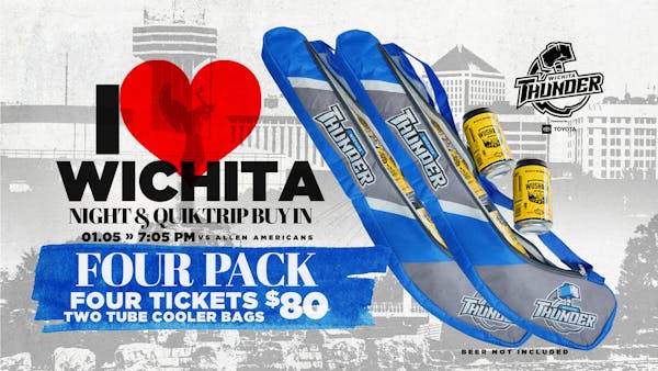 #ILOVEWICHITA Night, presented by Davis-Moore, Augusta Flight Center, Big Fish Bail Bonds, Hajoca, US Mortgage & QuikTrip Buy In