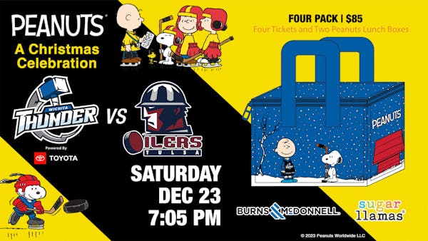 Peanuts, A Christmas Celebration ,presented by Burns & McDonnell, Sugar Llamas, 105.3 The Buzz & JumpStart Buy In