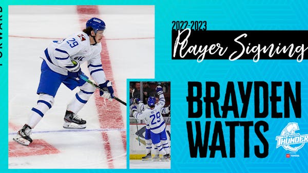 Brayden Watts Returns To Wichita For Third Season